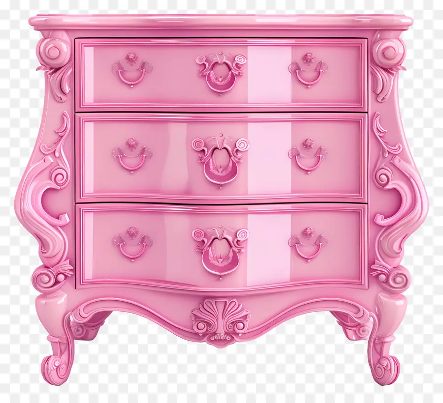 Dresser，Cor De Rosa Cômoda PNG