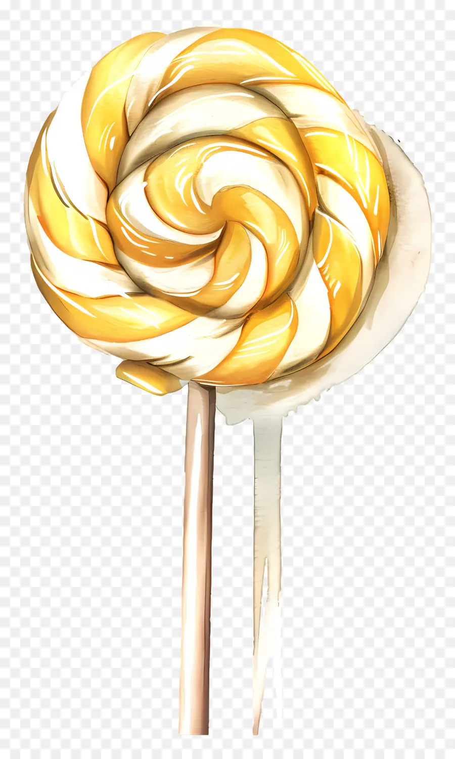 Pirulito，Amarelo Pirulito PNG