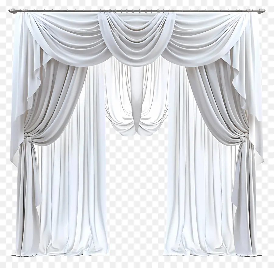 Cortinas Arejadas，Cortina Branca PNG