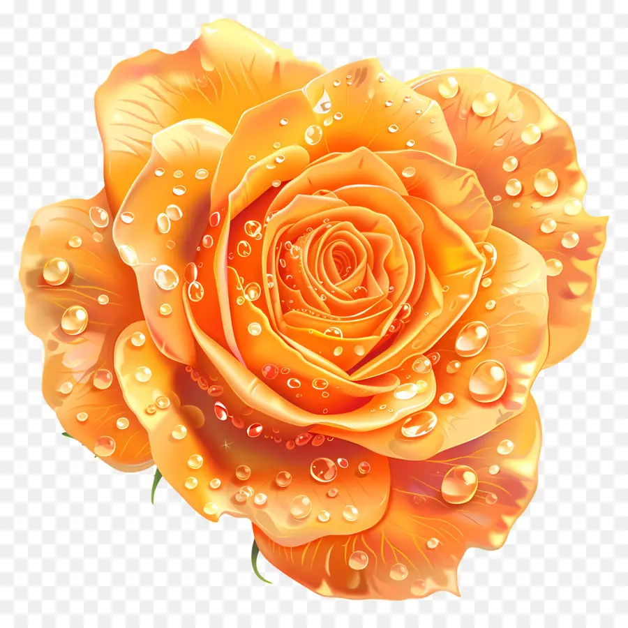 Rosa Laranja，Rosa PNG