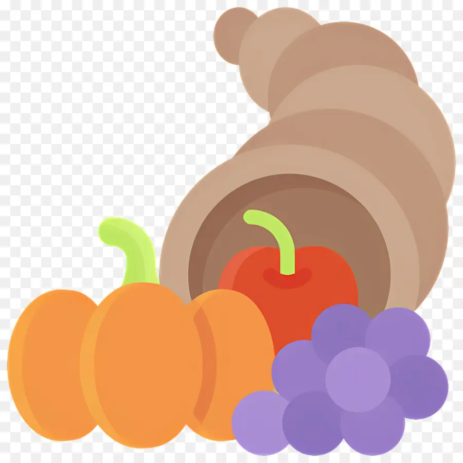 Cornucopia，Fruits PNG