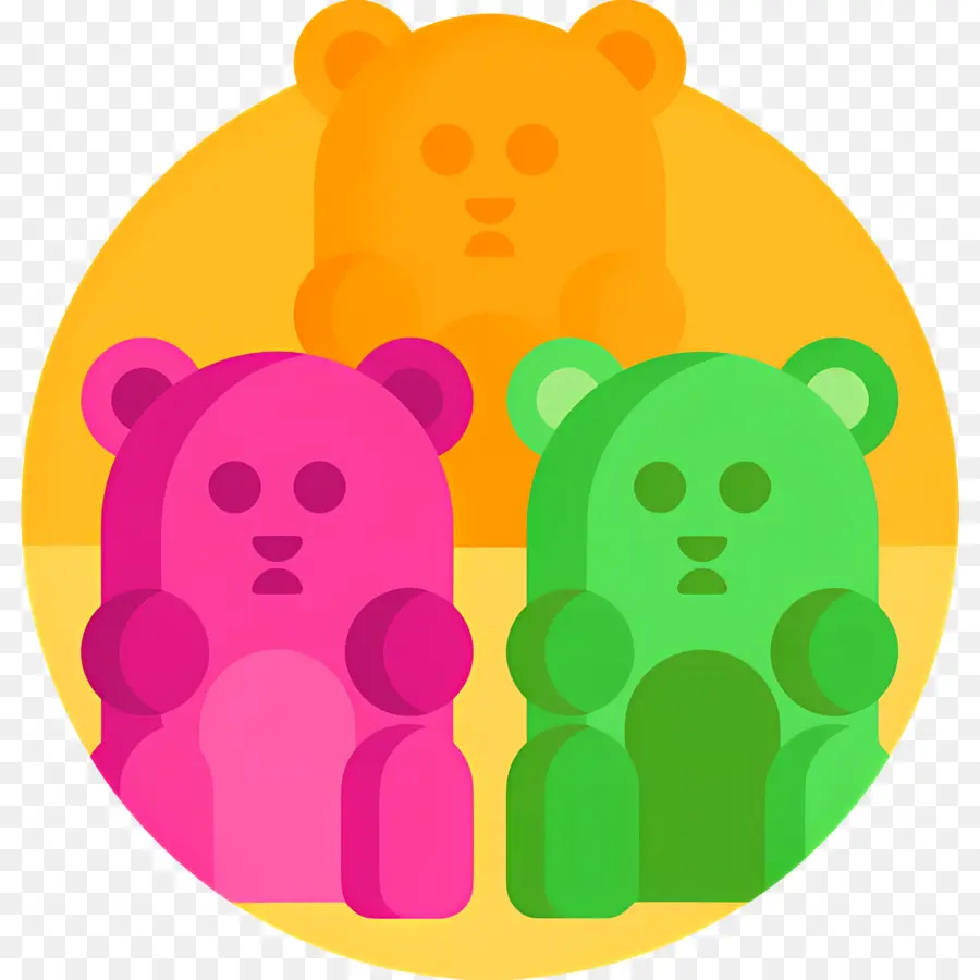 Gummy Bear，Ursos De Pelúcia PNG