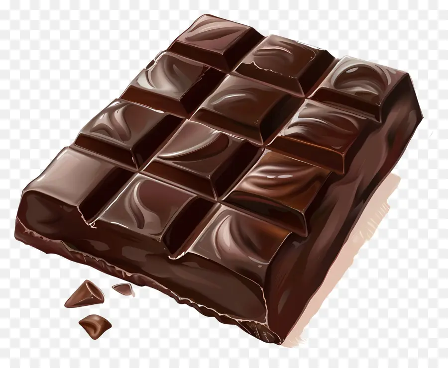 Barra De Chocolate，Chocolate PNG