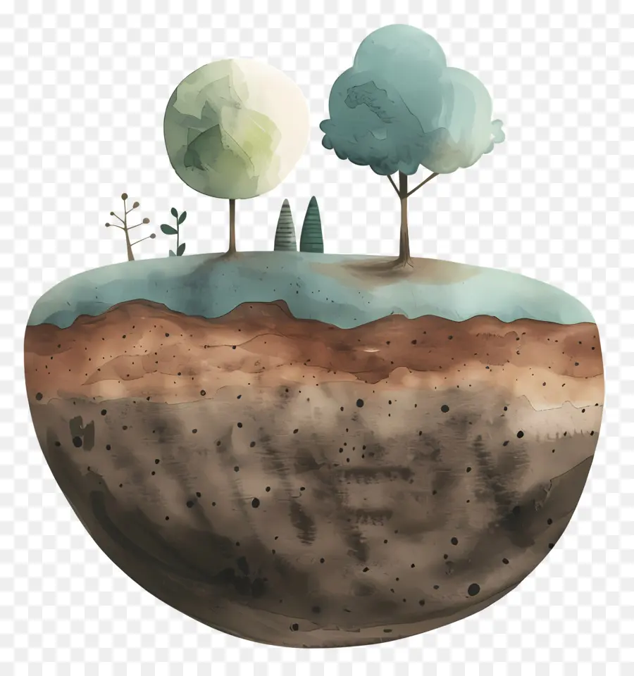 Soil，Pintura Em Aquarela PNG