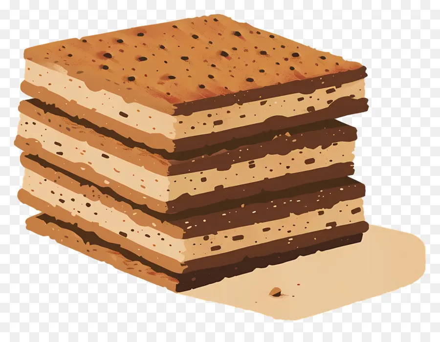 Biscoito Graham，Sanduíche De Chocolate PNG