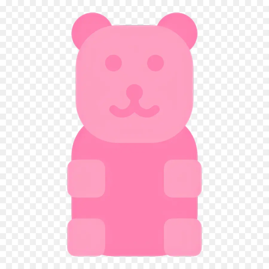 Gummy Bear，Urso Rosa PNG