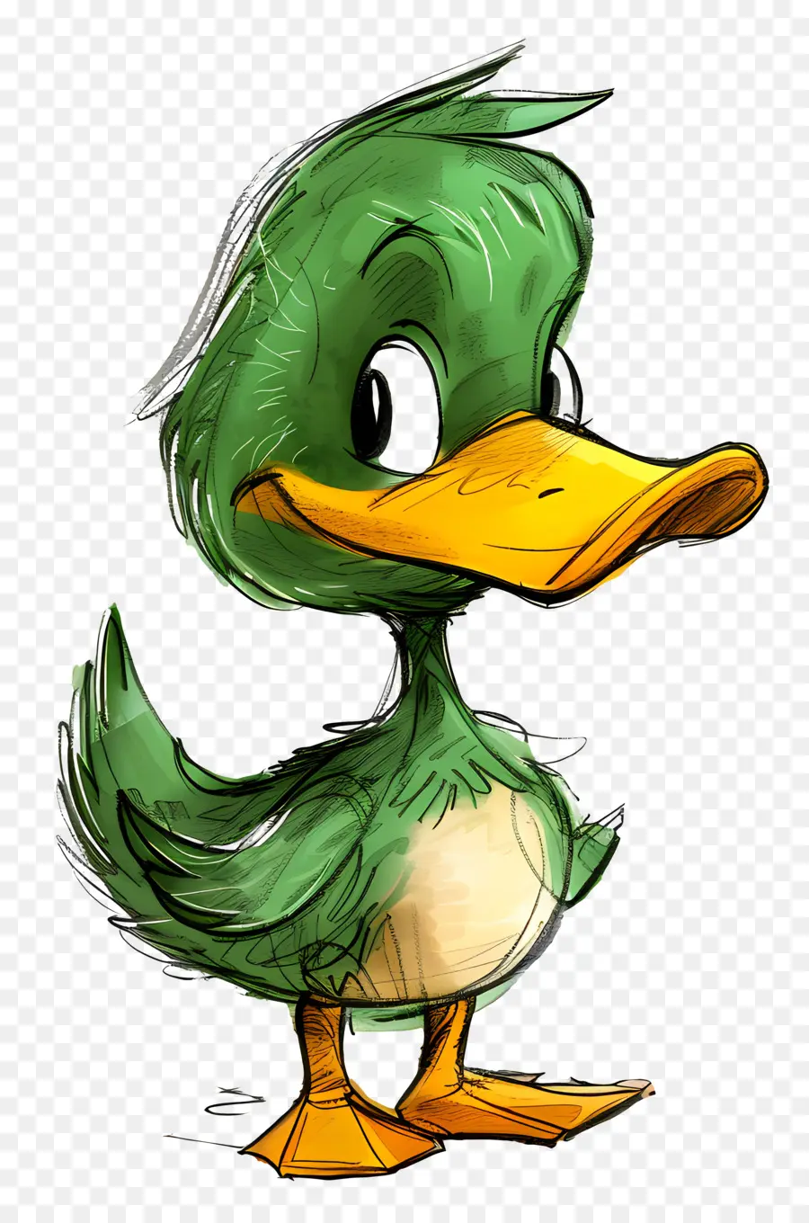 Dos Desenhos Animados De Pato，Camisa Amarela PNG