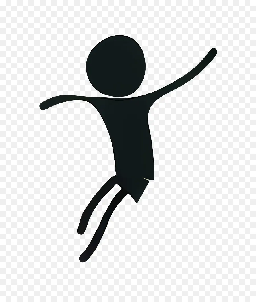 Stick Figura Jumping，Yoga PNG