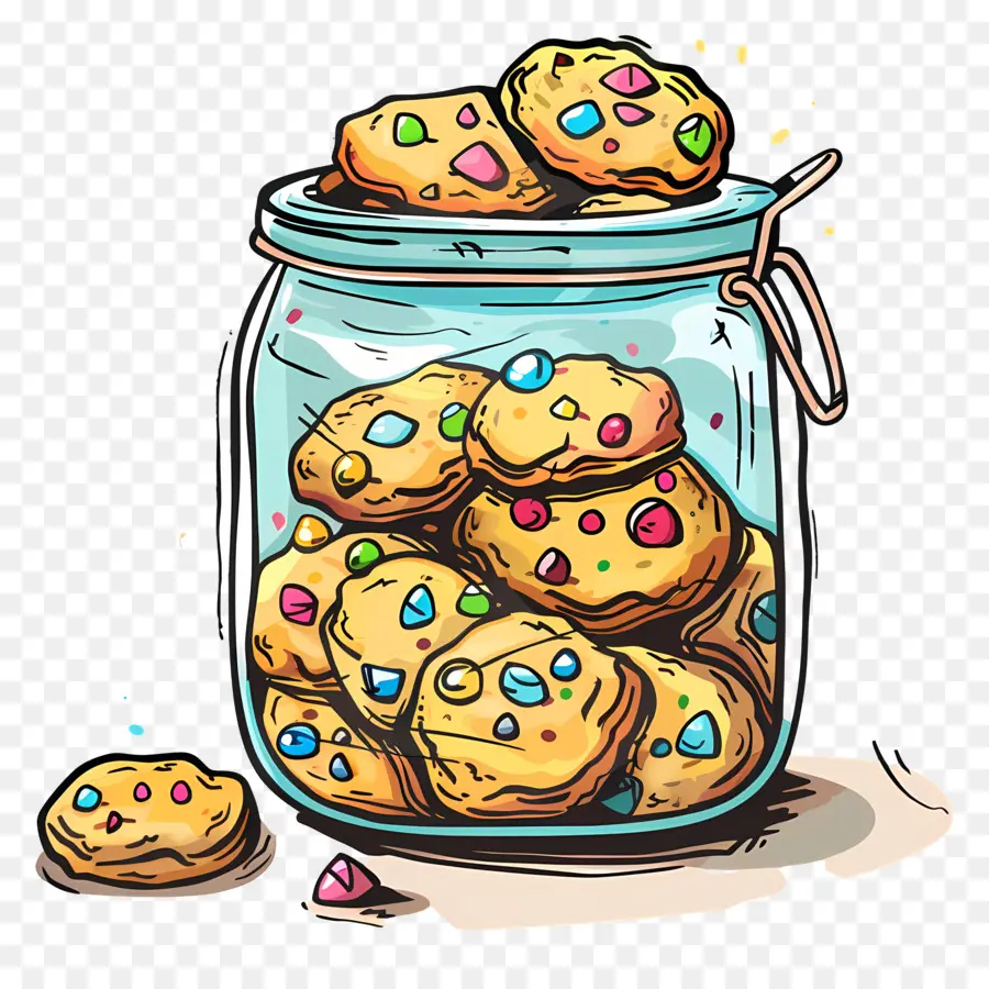 Pote De Biscoitos，Biscoitos PNG