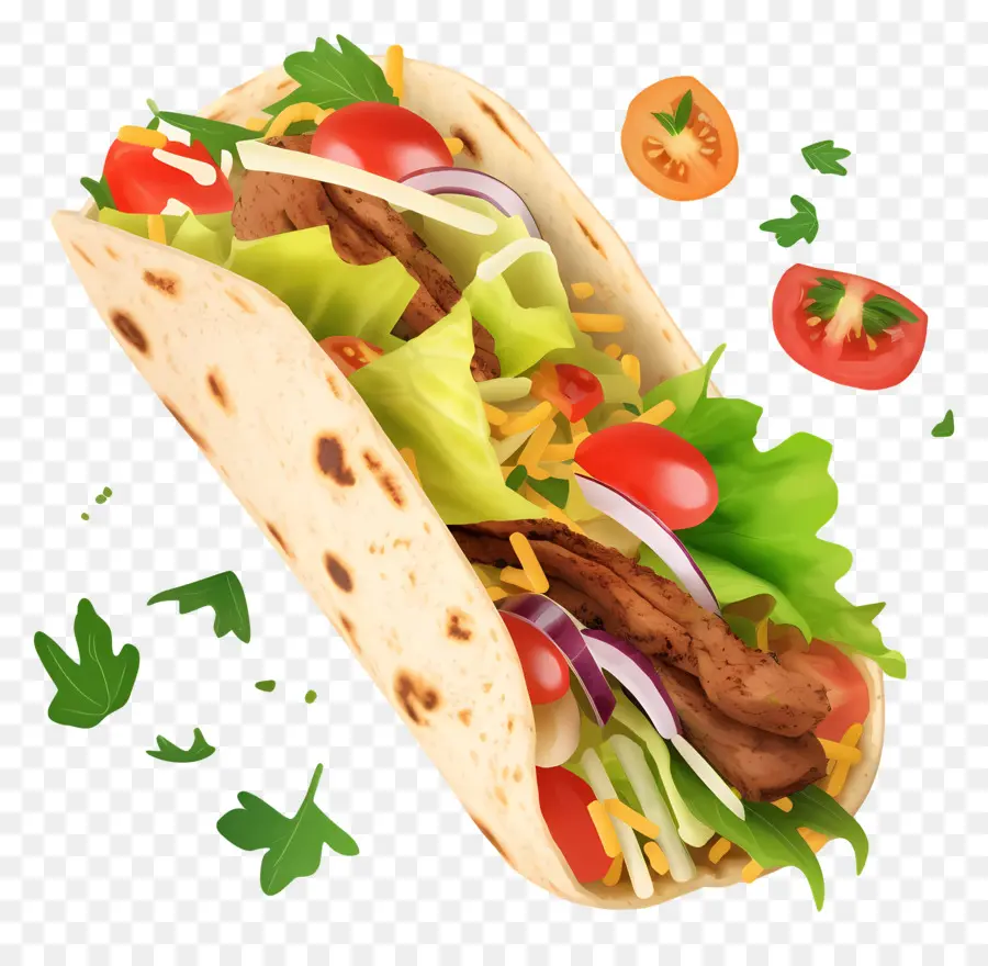 Burrito，Taco PNG