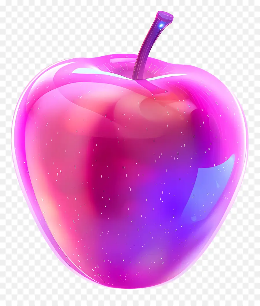 Apple Neon，A Red Apple PNG