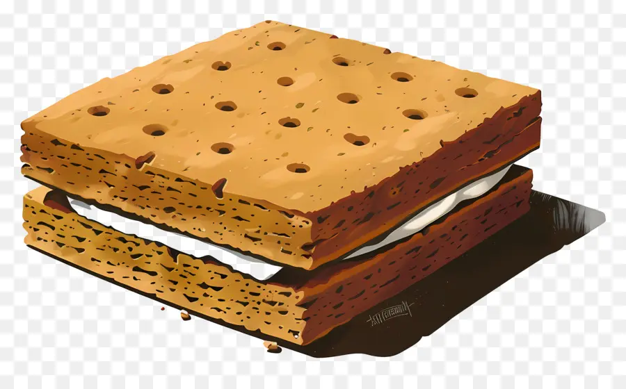 Graham Cracker，Sanduíche De Cracker Graham PNG