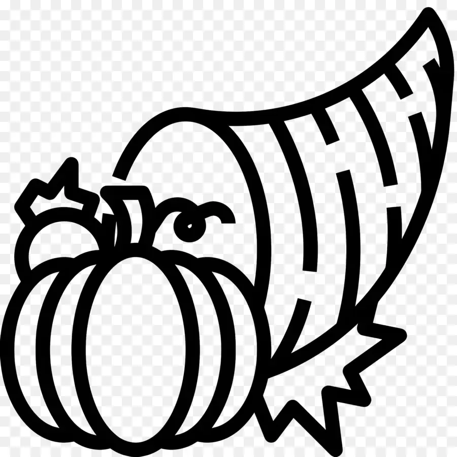 Cornucopia，Black Background PNG