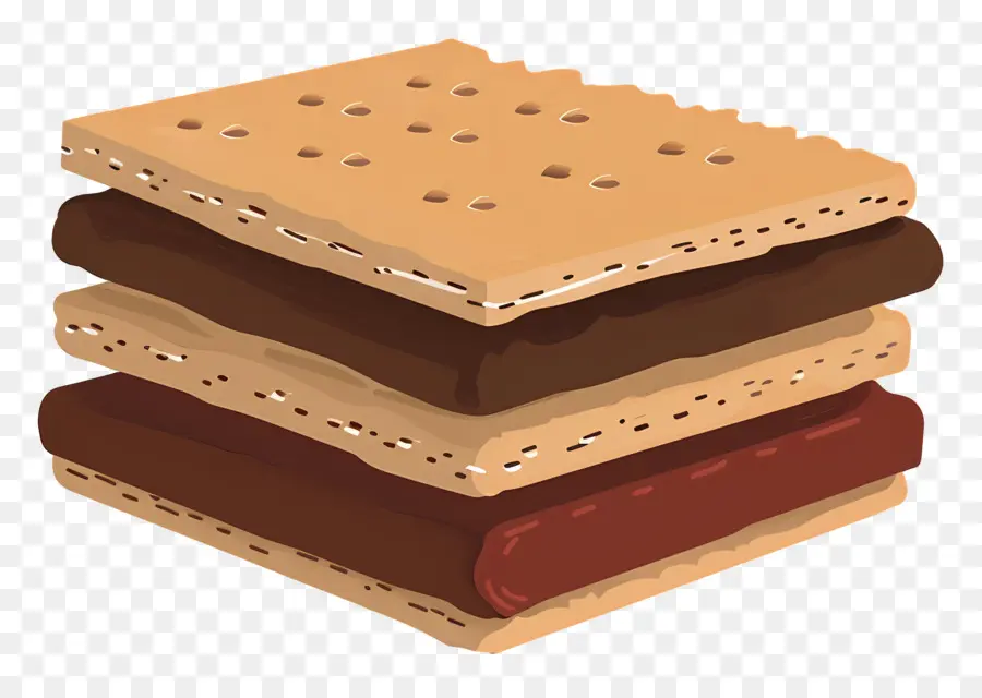 Graham Cracker，Smores PNG