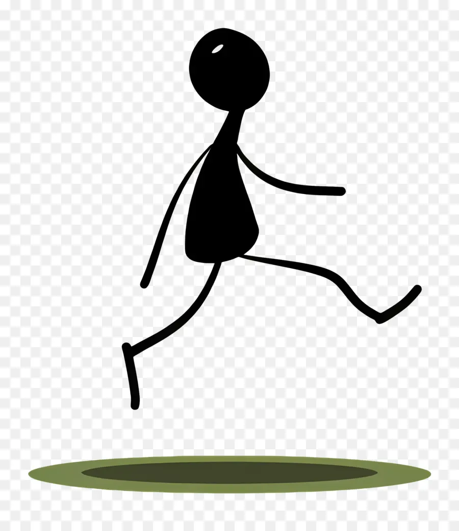 Stick Figura Jumping，Yoga PNG