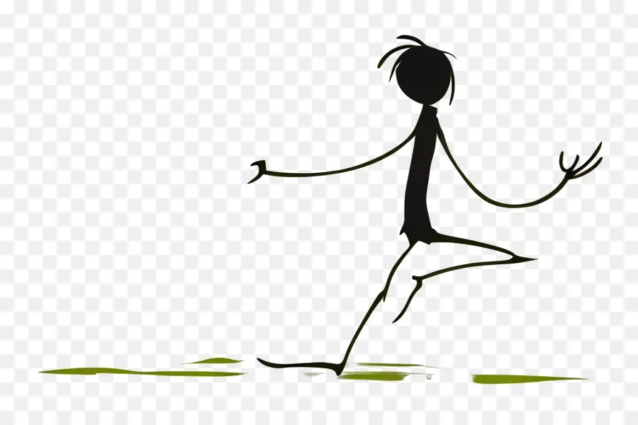 Stick Figura Jumping，Yoga PNG