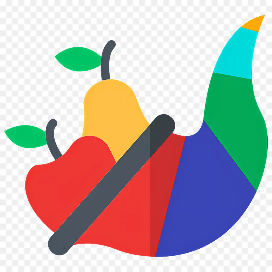 Cornucopia，Fruto Colorido PNG