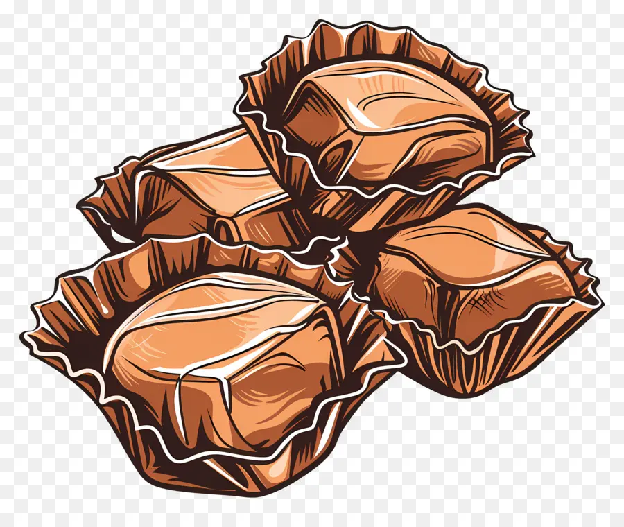 Doces De Chocolate，Doces De Caramelo PNG