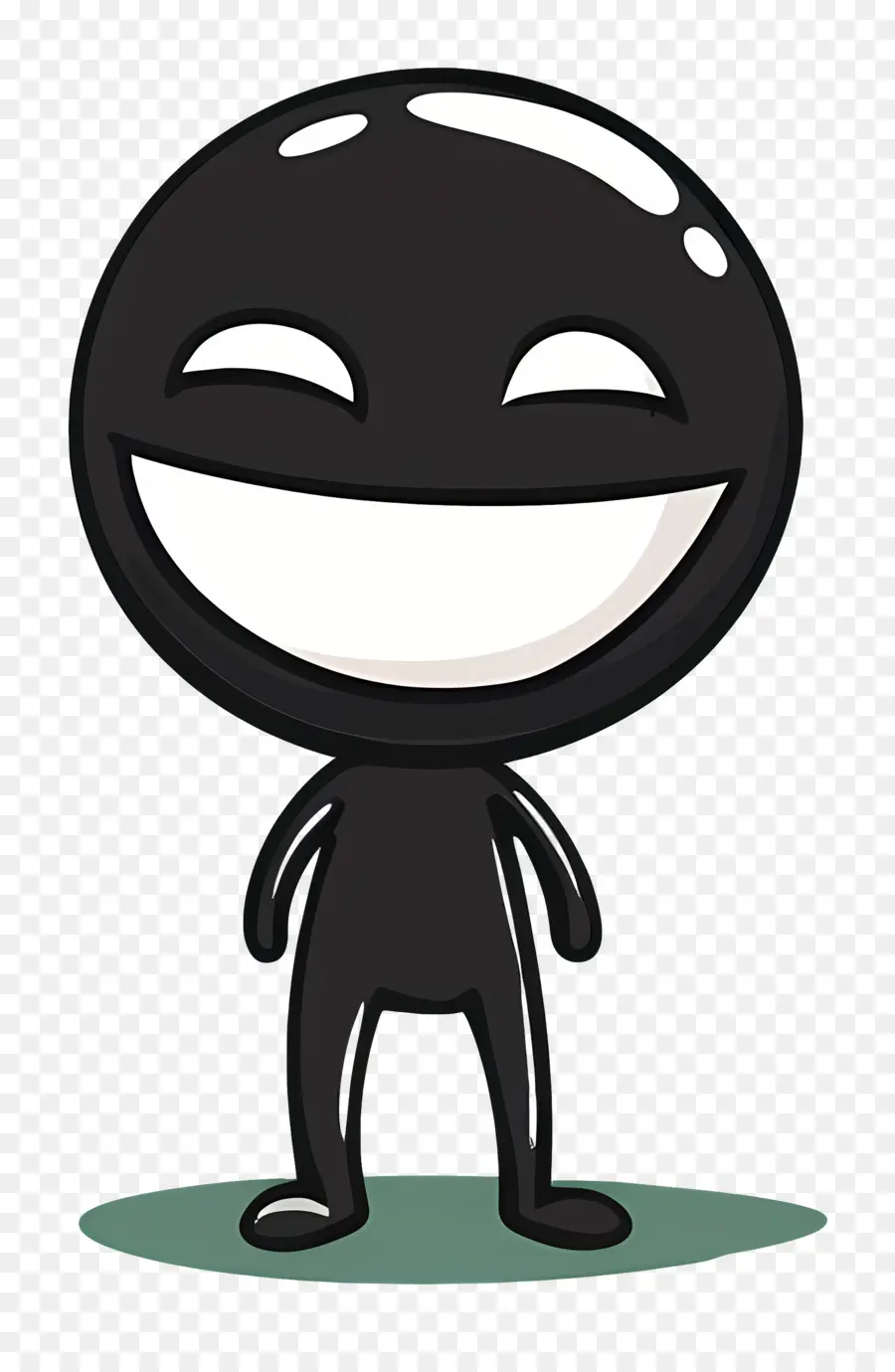 Boneco De Palito Rindo，Personagem Sorridente PNG