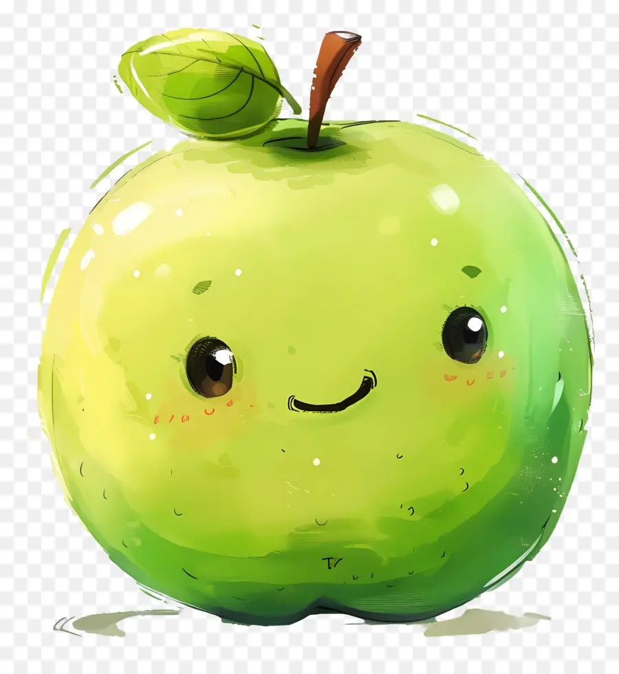 Desenho Animado Da Apple，Frutas Sorridentes PNG