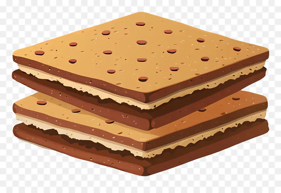 Graham Cracker，Chocolate Sanduíche PNG