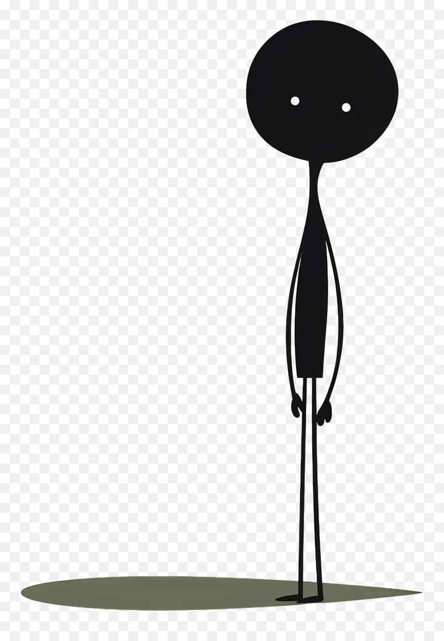 Stick Figure，Caráter Preto PNG