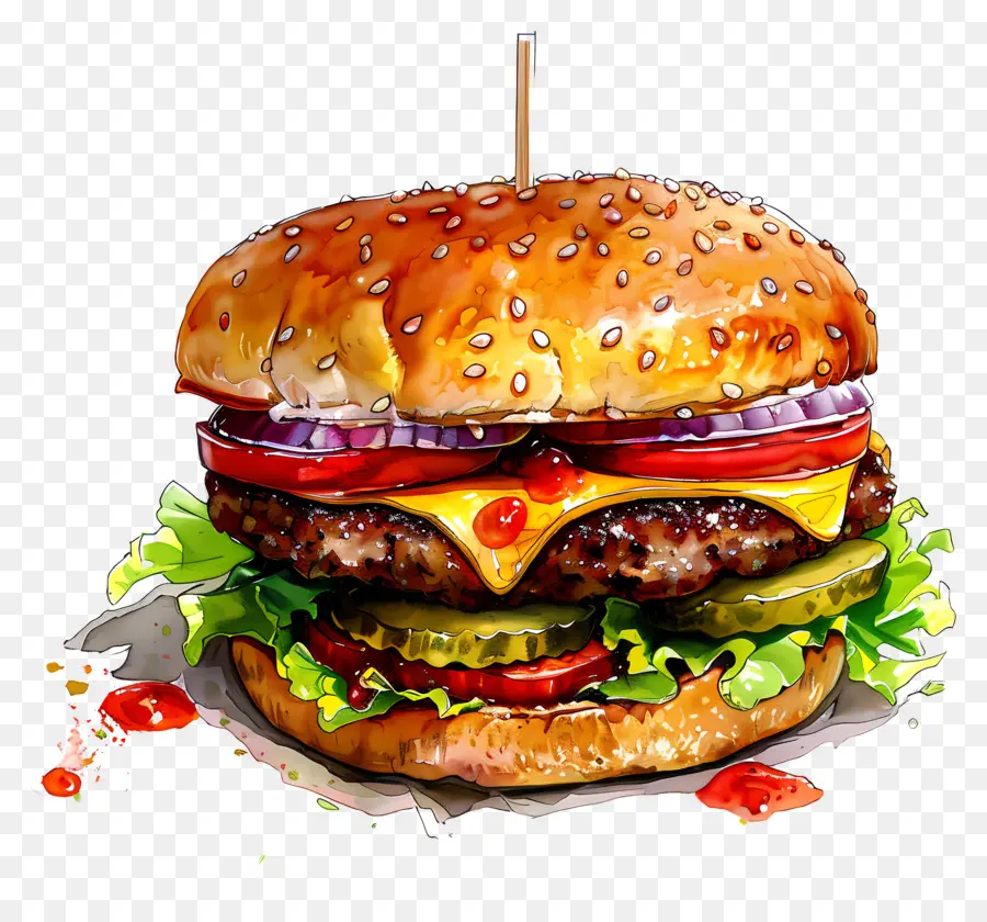 Hamburger，Cheeseburger PNG