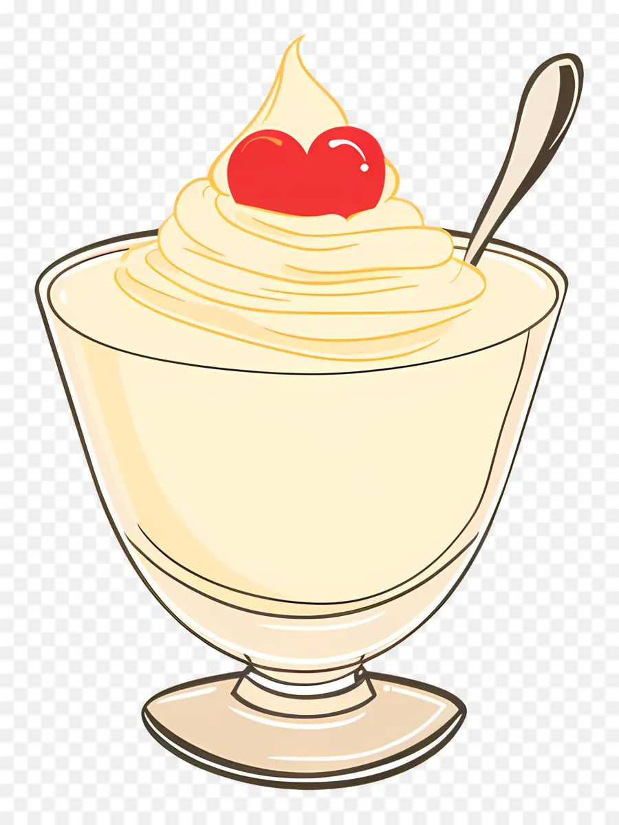 Pudim De Baunilha，Milkshake PNG