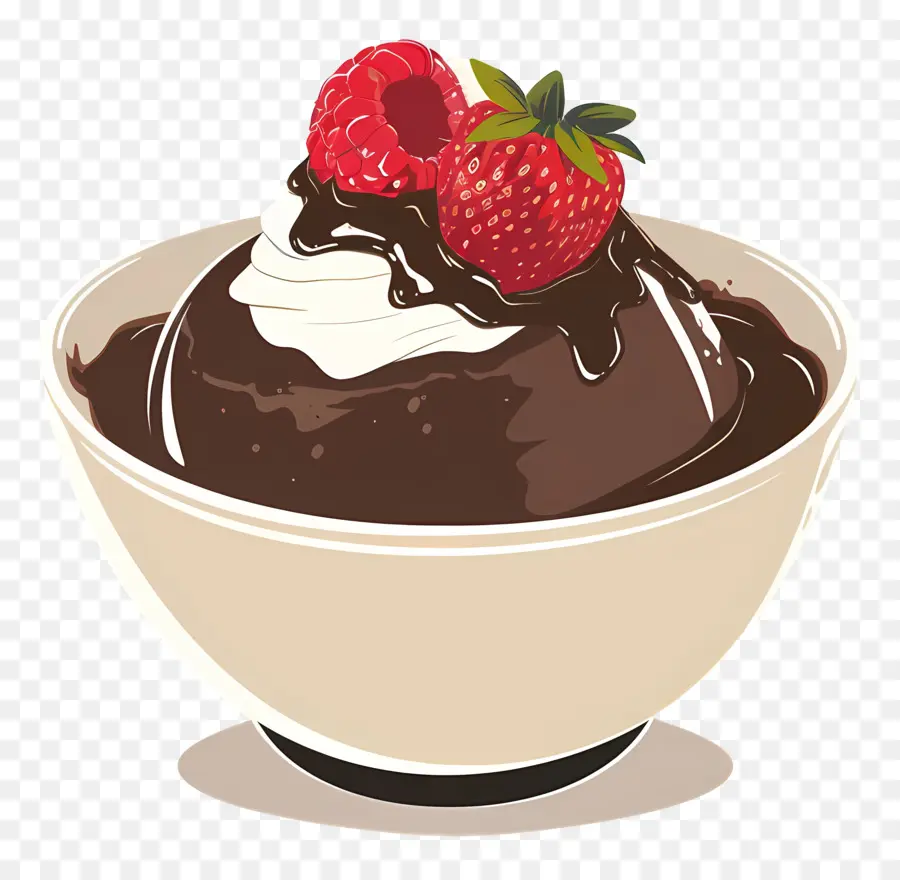 Pudim De Chocolate，Sobremesa De Chocolate PNG