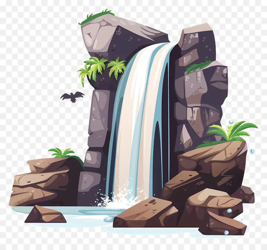 Cachoeira，Floresta PNG