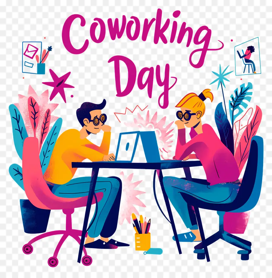 Dia De Coworking，Intervalo Para Café PNG