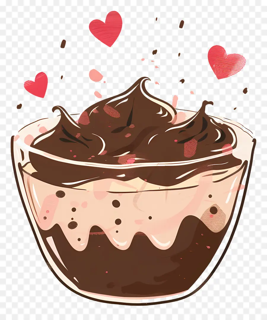 Pudim De Chocolate，Bolo Mousse De Chocolate PNG