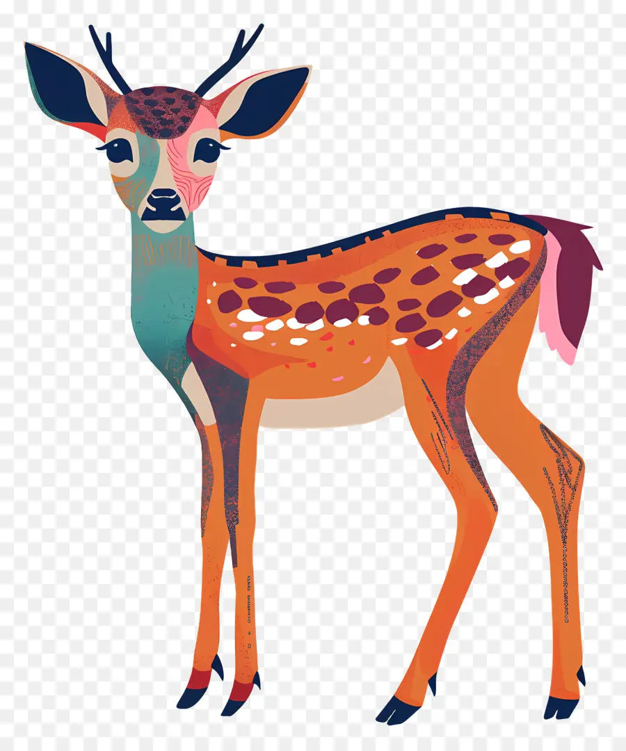 Cartoon Veado，Deer PNG