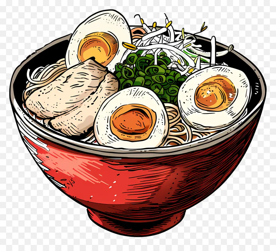 Ramen Bowl，Macarrão PNG