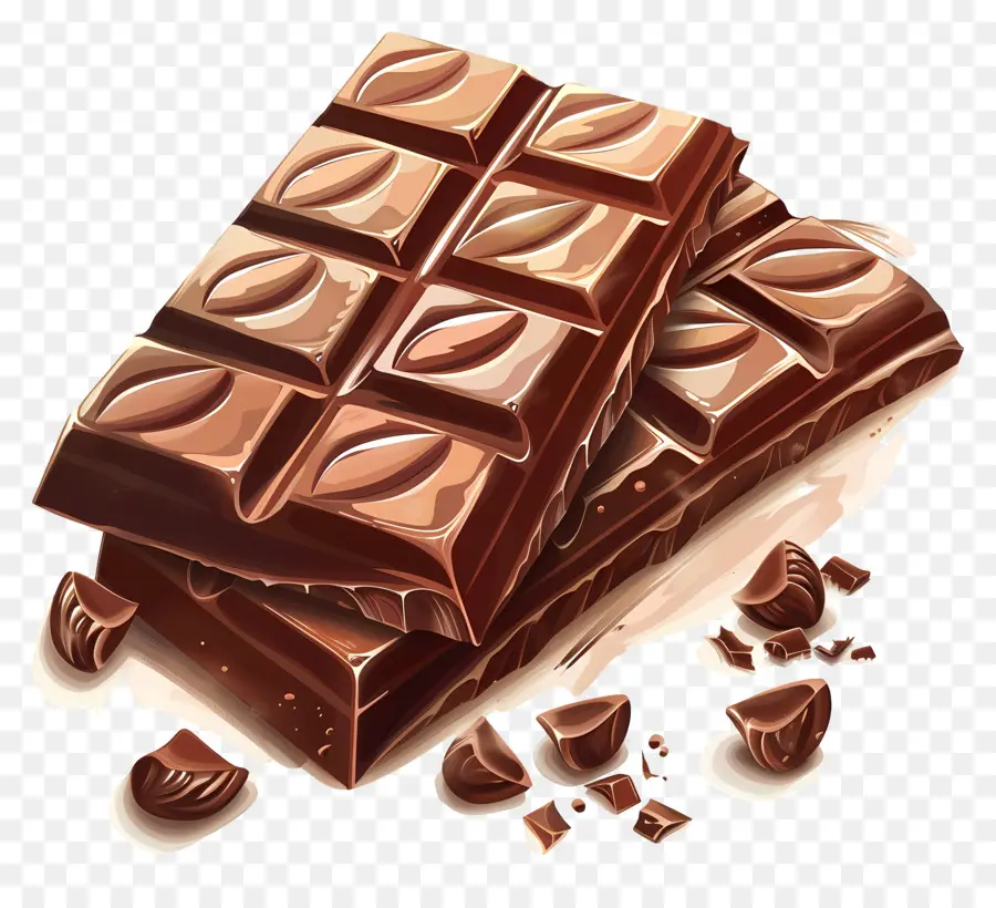 Barra De Chocolate，Chocolate PNG