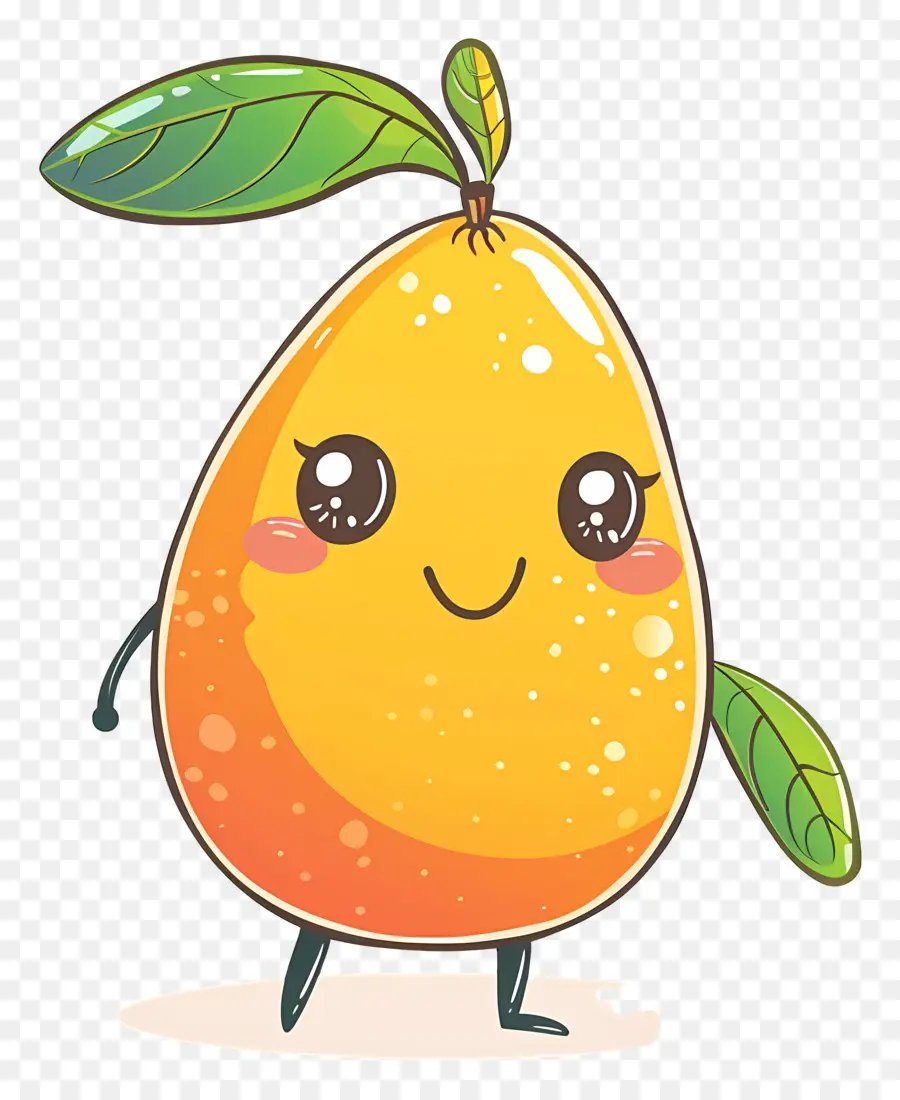 De Desenhos Animados Manga，Fruto Amarelo PNG