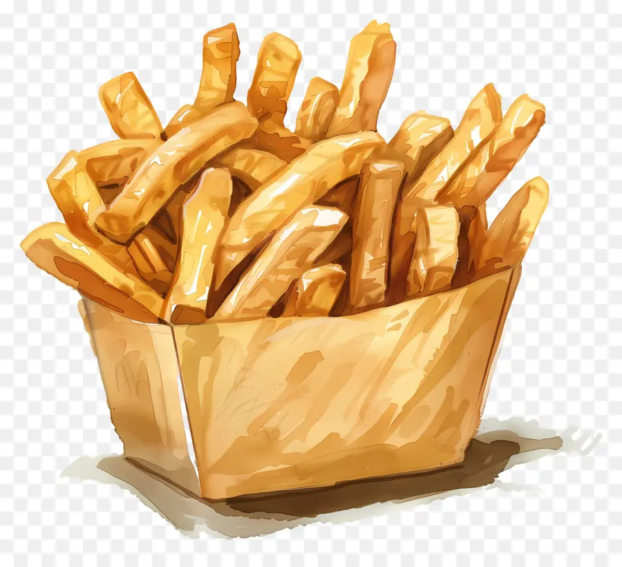 Batatas Fritas，Comida Rápida PNG