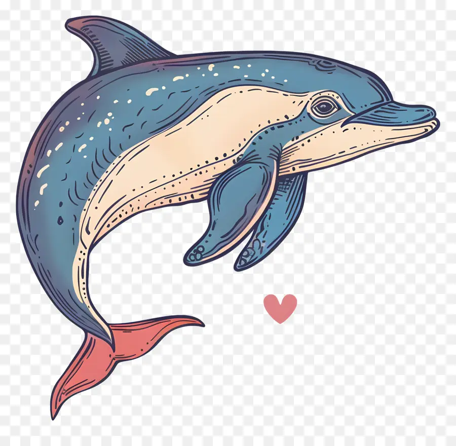 Cartoon Dolphin，Dolphin PNG