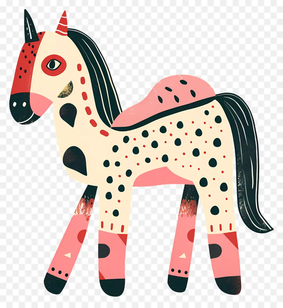 Desenho Animado Cavalo，Avistou O Cavalo PNG