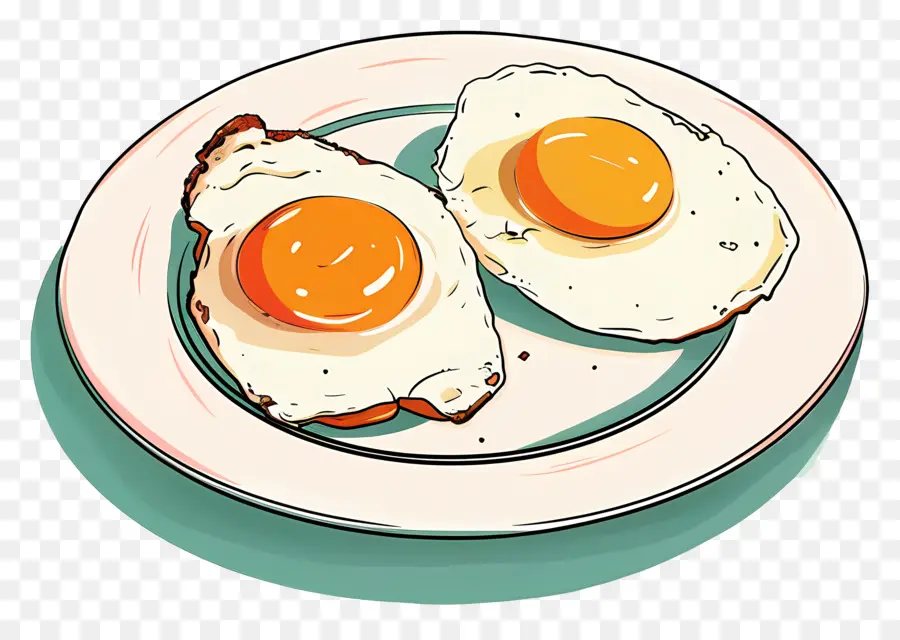 Ovos Fritos，Eggs PNG