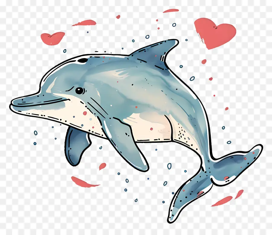 Cartoon Dolphin，Dolphin PNG