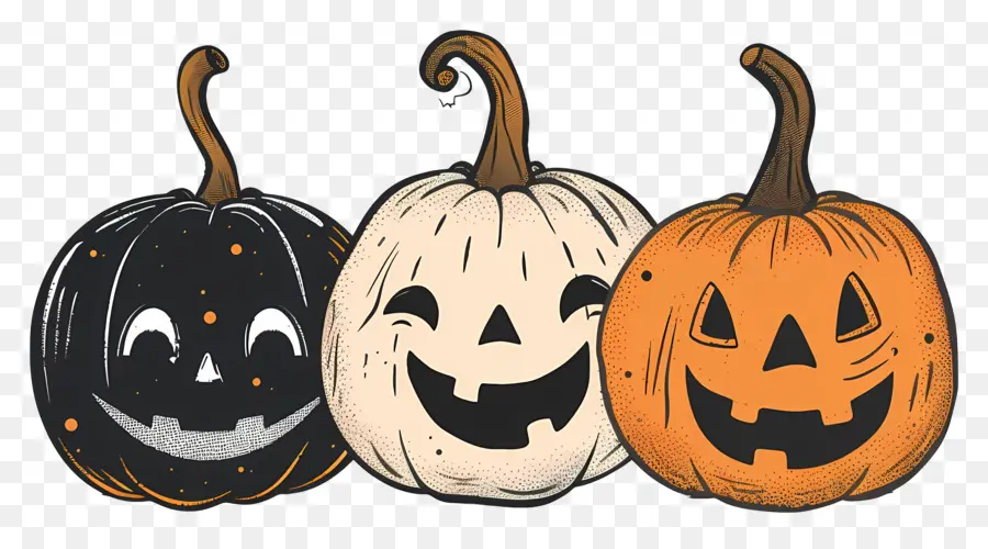 Abóboras De Halloween，Jack Olanterns PNG