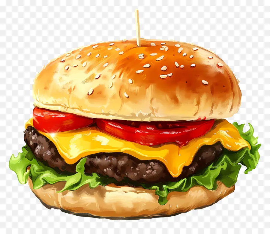 Cheeseburger，Burger PNG