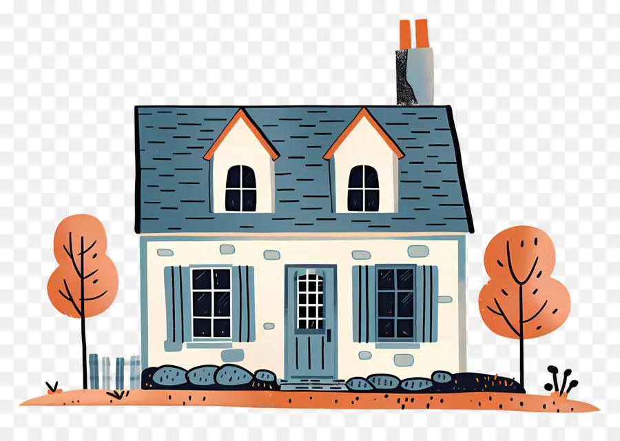 Cartoon Farmhouse，Pequena Casa PNG