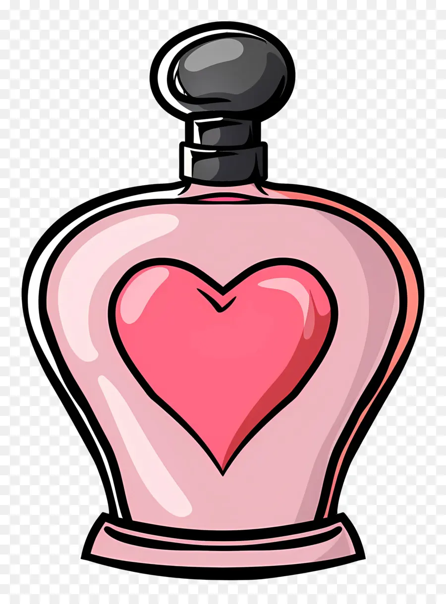 Frasco De Perfume，Cor De Rosa Garrafa PNG