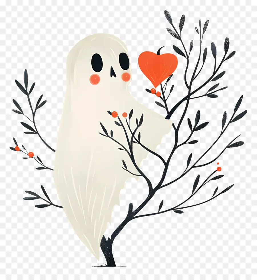 Halloween Ghost，Dos Desenhos Animados De Espírito PNG