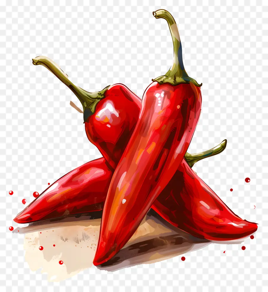 Pimenta Malagueta，Pimentão Vermelho PNG