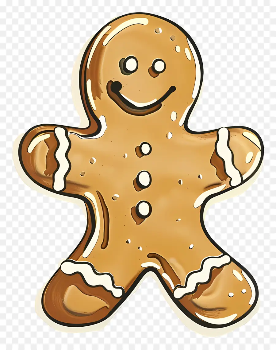 Natal Gingerbread，Homem De Gengibre PNG