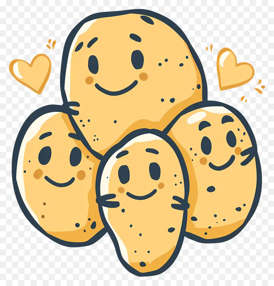 Cartoon Batatas，Batatas PNG