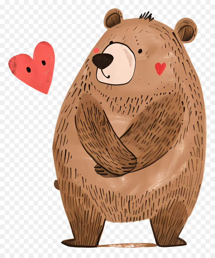 Desenho Animado Do Urso，Urso Marrom PNG